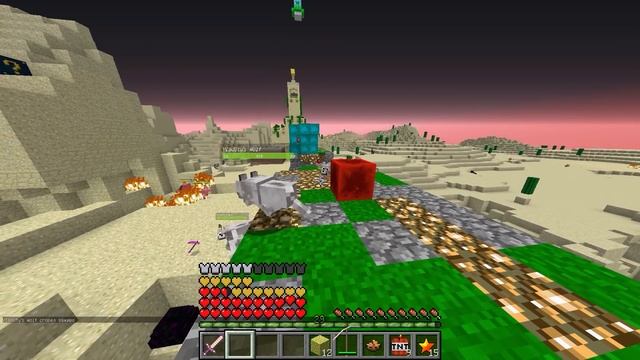Нуб против Про в майнкрафте Алмазный замок нубика minecraft битва троллинг