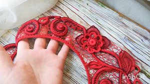 Воротник "Кармен". Ирландское кружево. Елена Захарьина. Irish lace. Helena Zakharina.