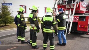 В Малино группа пожарных отработала упражнения на автолестнице