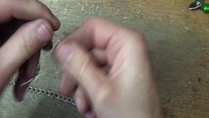 Изготовление цепочки "Ручеёк" или "Чайка"
