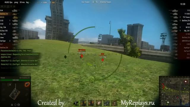 WOT: Port - Bat Chatillon 25 t - 5 frags - смотреть онлайн