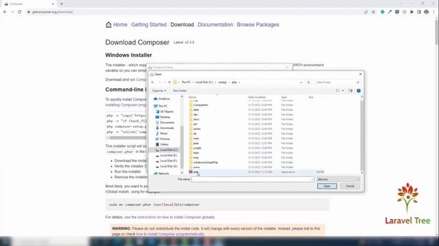 how to install laravel 9 in windows 10 | #02 | Xampp install | Composer Install | Laravel Install