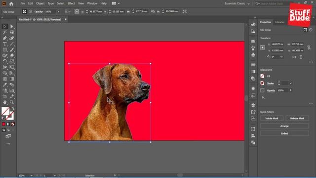 Remove Background & Outline Style | Clipping Mask in Adobe Illustrator | Stuff Dude смотреть онлайн