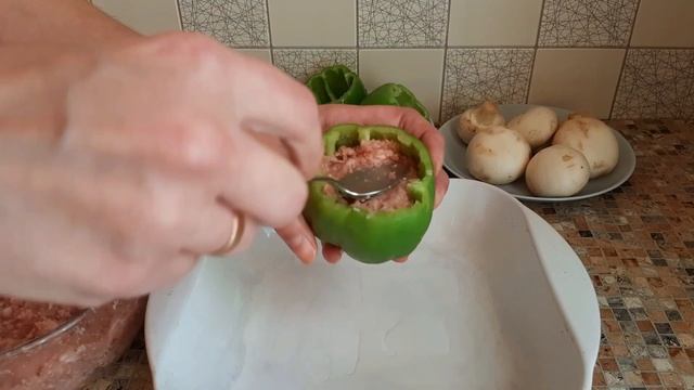 ФАРШИРОВАННЫЙ ПЕРЕЦ В ДУХОВКЕ!