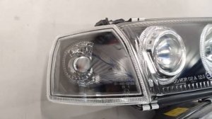 Передние фары дляOPEL Vectra A (88-95), черные