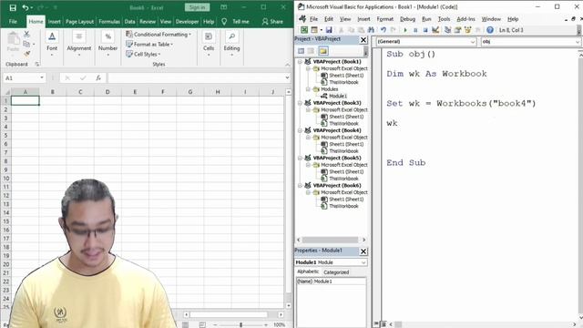 TUTORIAL VBA MACRO EXCEL Part 6: Statement DIM (tipe data, object, array, private, public)