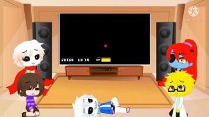 Undertale React to VHS!SANS Hacker Ending Undertale