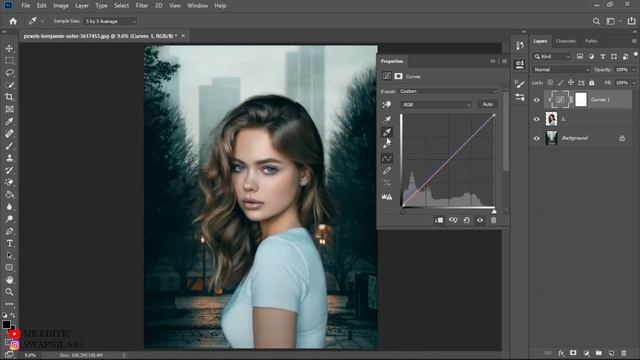 Easy color match in 3 clicks in photoshop  Mr.Editic