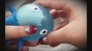 Мячики антистресс. Разрезаем мячики. Расслабляющее видео.