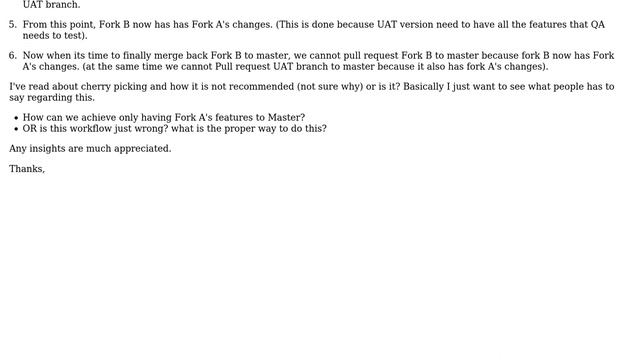 Proper GIT repository usage that accommodates feature branches and parallel testing смотреть онлайн