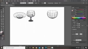 Make Wire frame designs in Adobe illustrator