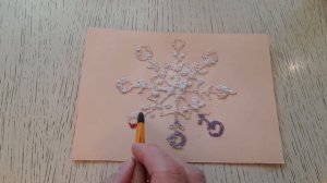 МК Снежинка из соли.