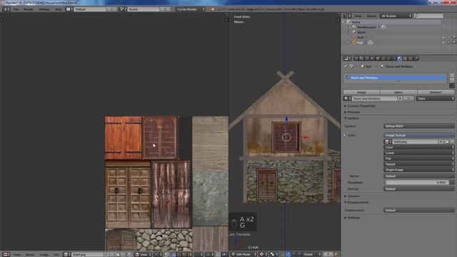 Blender. Моделирование средневекового дома. Часть 2 смотреть онлайн