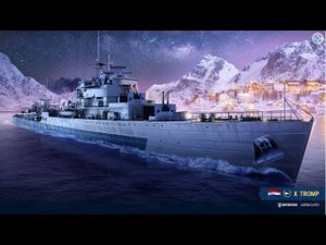 Эсминец TROMP 232К Урона! 150 бомб, 11 торпед, 10 затопов, Мир кораблей World of Warships