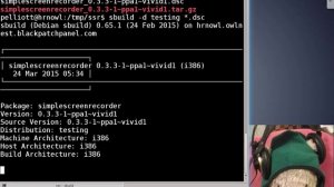 install simple screen recorder on debian testing or jessie