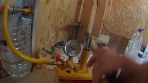 Опрессовка труб теплого пола. Строю сам. #770