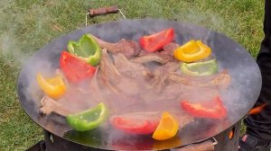 МЯСО С ОВОЩАМИ НА СКОВОРОДЕ. ЖАРКОЕ НА САДЖЕ