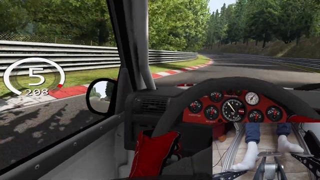 BMW E30 M3 Gr.A. 92 DTM at Nordschliefe in VR, Assetto Corsa, with Footcam смотреть онлайн