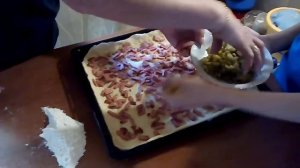 VLOG: Костя и Василиса готовят пиццу челлендж супер/ Kostya and Vasilisa make pizza super