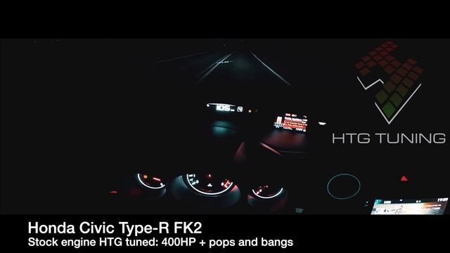 Honda Civic Type-R Fk2 tuned by HTG tuning: 400hp + pops and bangs смотреть онлайн