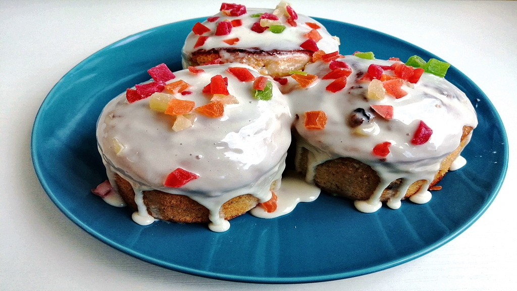 ПАСХАЛЬНЫЙ КУЛИЧ С ТВОРОГОМ И ЦУКАТАМИ