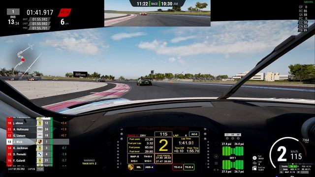 Assetto Corsa Competizione - LFM Coach Dave GT3 Sprint At Paul Ricard | A Lot Of Aggressive Driving смотреть онлайн