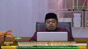 MUQADDIMAH KITAB MANZHUMAH TAAIYYAH ABU ISHAQ AL-ILBIRI | Ustadz Muhammad Ali, Lc., M.Pd