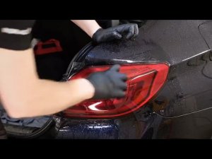 Тонирование задних фонарей. BMW 5. XPEL.