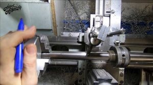 Проверка кулачков  токарного патрона скалкой, после проточки.