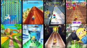 Minion Rush Classic VS Fluffycorn Carl VS Vampire VS Santa Jerry VS King's Guard Hippie Kevin