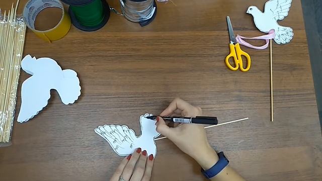 Мастер-класс "Голубь мира". Поделка своими руками для детей из бумаги. Творчество. Обучение смотреть онлайн