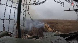 Боевая работа экипажей танков Т-90М