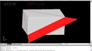 AutoCAD SLICE, 3DFACE, BHATCH