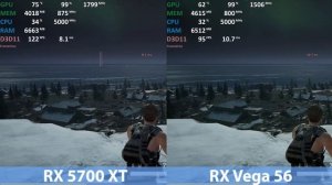 Radeon RX 5700 XT vs. Radeon RX Vega 56 in PUBG - Gameplay Benchmark Test