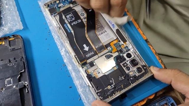 Замена экрана Restoration Destroyed Phone  Restore Samsung Note 10 Plus  Rebuild Broken Phone
