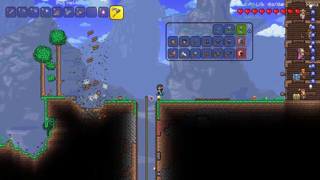 Terraria - Eternity Mode - Part 2 - The Fire Imp Ambush смотреть онлайн