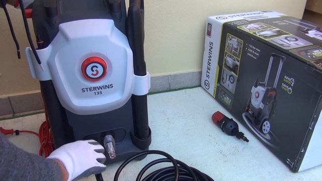 Lavadora de alta pressão STERWINS 135C 420LH 2000W смотреть онлайн