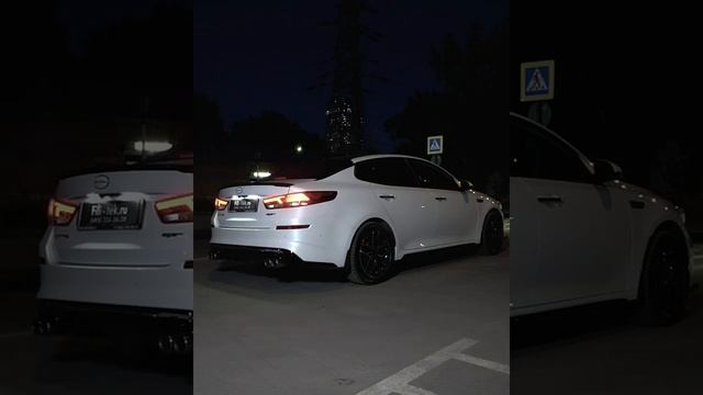 Спортивный выхлоп на Kia Optima 2t 2019 года