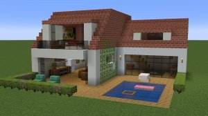 Майнкрафт - Как построить загородный дом 7. Minecraft