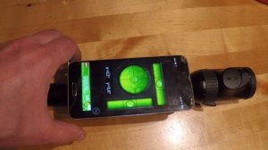 Как просто установить прицел по линии горизонта. На кольцах.