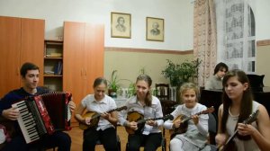 Ансамбль народных инструментов. А. Зацепин «Кап-кап-кап»