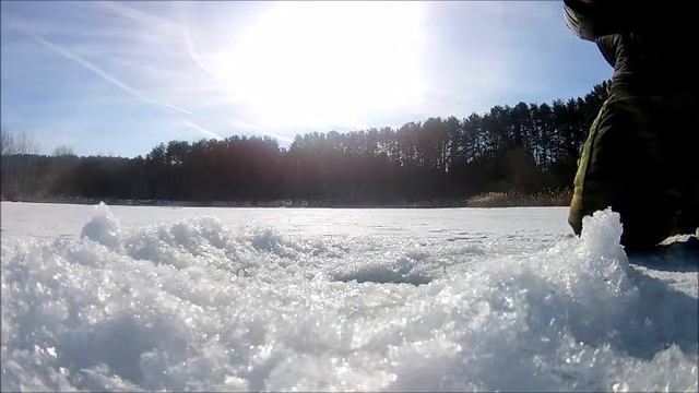 Рыбалка от 24.02.2019 г. Окуни Воронежское водохранилище смотреть онлайн