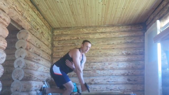 Тренировка спины дома/Мышцы спины с гантелями #тренировкадома #спина #гантели