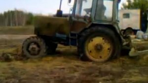 Т-40 против МТЗ-82(беларус) или крёстный сын