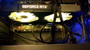 KFA2 GeForce RTX 3060 X BLACK (LHR) - RGB подсветка без нагрузки на видеокарту