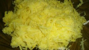 Простые драники с чесноком