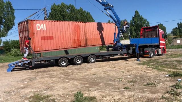 Загрузка 40 футового контейнера смотреть онлайн
