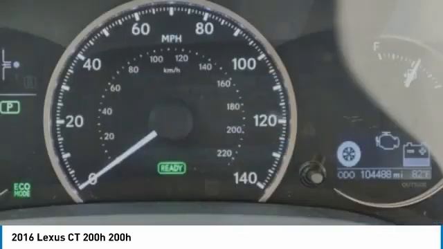 2016 Lexus CT 200h Asheville NC P7273 смотреть онлайн