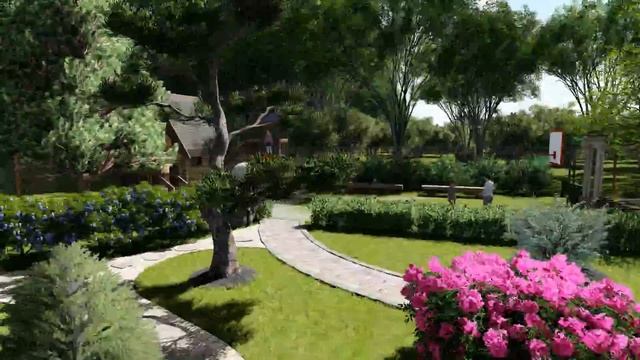 Проект благоустройства и озеленения участка 30 соток смотреть онлайн