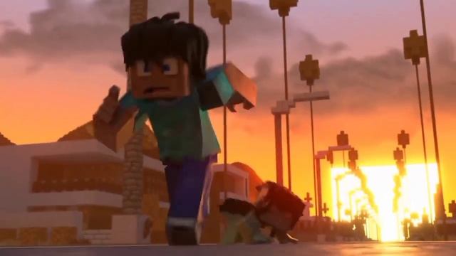 ZOMBIE GIRL/НА РУССКОМ/MINECRAFT ANIMATION